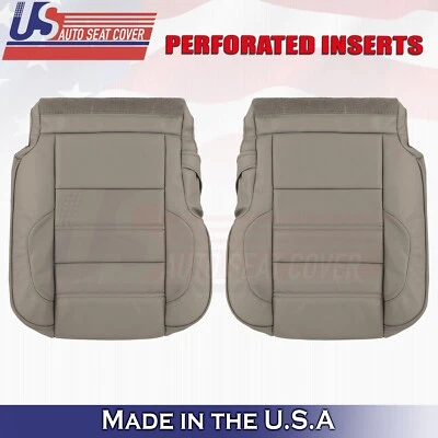 2015 2016 For GMC Yukon Denali Rear Driver & Passenger Bottom Leather Covers Tan - Image 1 of 4