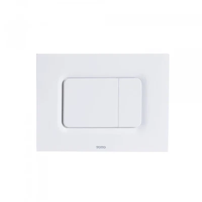 TOTO YT920-WH Placa de descarga Placa de empuje cuadrada básica BLANCA Nueva en caja! Foto 1 de 4