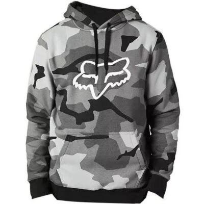 Sudadera con capucha informal camuflaje negro para hombre Fox Racing Legacy Fox Head Foto 1 de 2