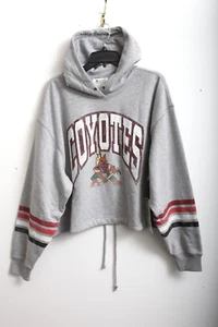 NUEVO CON ETIQUETAS XL Mujer 47 Marca Retro Arizona Coyotes Recortada Pullover Sudadera con Capucha - Imagen 1 de 9