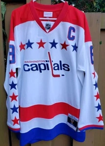 Mitchell & Ness Washington Capitals Alex Ovechkin Alternate Hockey Jersey Medium - Picture 1 of 7