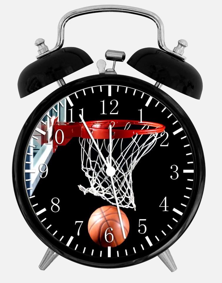 Basketball Alarm Desk Clock 3.75" Home or Office Decor W118 Nice For Gift - Image 1 of 1