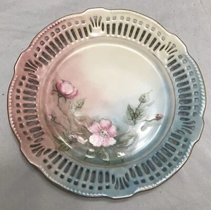 Vintage 1950 BJL Germany U.S. Zone 7” Floral Decorative Antique Plate Home Decor - Picture 1 of 4