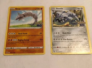 Pokémon Go TCG Onix Evolution Set - Picture 1 of 5