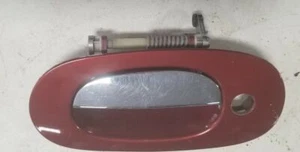 1997 98 99 2000 JAGUAR XK8 XKR CONVERTIBLE Left DOOR HANDLE Red - Picture 1 of 6