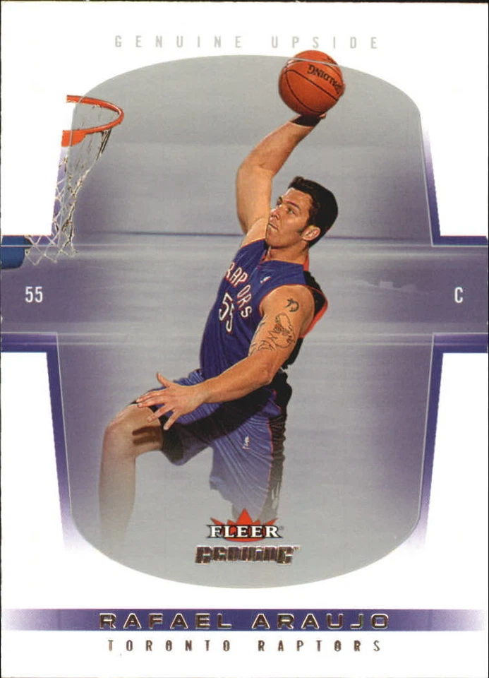 2004-05 Fleer Genuine 100 #133 Rafael Araujo /100 - NM-MT - Image 1 of 2