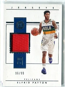 2018-19 Panini Encased Elfrid Payton Camiseta Reliquia 96/99 New Orleans Pelicans - Imagen 1 de 1