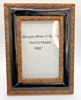 Marco de fotos barroco hogar n jardín ornamentado 4 x 6 pulgadas Foto 1 de 4