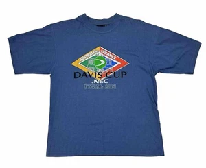Camiseta De Colección Copa Davis Tenis 2001 Final Australia Vs Francia Talla S Azul - Imagen 1 de 8