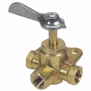 Moeller 033305-10 Marine 3-Way Valve-Click, 1/4" FNPT Brass - Picture 1 of 1