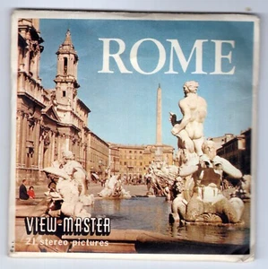 Paquete de 3 carretes sellado VIEW MASTER Roma Italia c 029 DE COLECCIÓN Sawyer's - Imagen 1 de 2