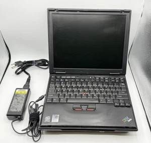 IBM ThinkPad X20 12,1" Intel Pentium III 600mhz 192mb RAM 8GB HDD mit Dock funktioniert - Bild 1 von 24