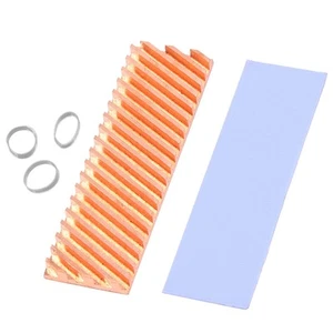 M.2 SSD NVMe KüHlköRper M2 2280 Solid State Festplatte Kupfer KüHlköRper Di8242 - Afbeelding 1 van 6