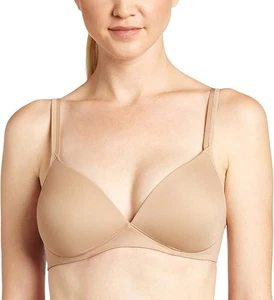 Warner's E3622 Women’s Elements of Bliss Wire-Free Lift Bra, Toasted Almond, 34C - Picture 1 of 2