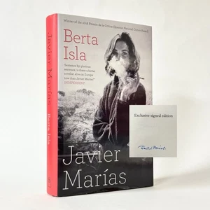 SIGNED Berta Isla, Javier Marias. 2018 1st Edition. Fine Exclusive Limited Ed - Imagen 1 de 5