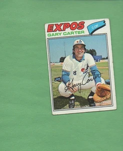 Juego de béisbol 1977 Topps tarjeta Gary Carter #295 Montreal Expos - Imagen 1 de 1
