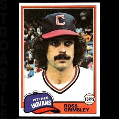 1981 Topps - Ross Grimsley #170 Cleveland Indians ⚾ Baseball Card - Image 1 of 3