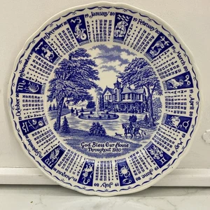 Vintage Myott Meakin Staffordshire Sternzeichen Kalenderteller 1980 - Bild 1 von 7
