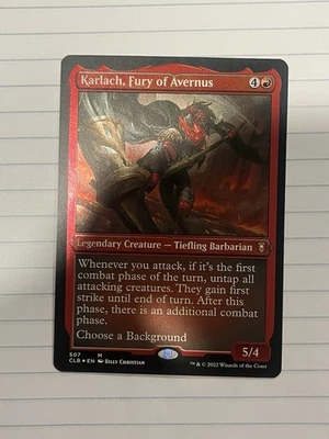 Karlach, Fury of Avernus Foil Etched Commander Legends: Battle for Baldur's Gate - Image 1 of 2