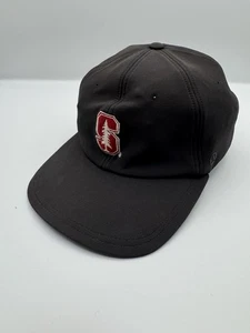 Lululemon Stanford Cardinal Black Baseball Cap Adjustable Hat University Logo SM - Picture 1 of 11