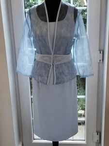 JOSEPH RIBKOFF Mother Of The Bride/Groom Outfit 12 Pale Blue - Picture 1 of 17