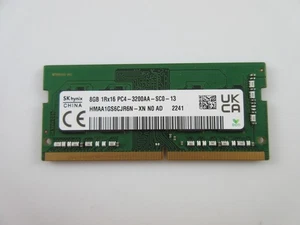 Memoria RAM SO-DIMM 8GB PC4-3200AA SK HYNIX HMAA1GS6CJR6N-XN Originale - Picture 1 of 1