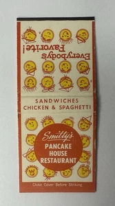 Vintage Streichholzschachtelhülle / Smitty’s Pancake House Restaurant - Bild 1 von 2
