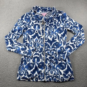 Lilly Pulitzer Jacke Damen XS Angela Zip Up Resort Navy Strand Küste Urlaub - Bild 1 von 17