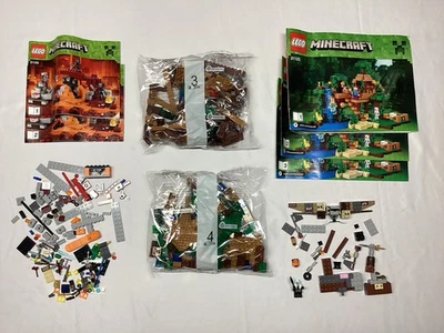 Minecraft Lego Incomplete Books 21125 21126 Mixed Lot The Penguin Mini-fig - Image 1 of 4