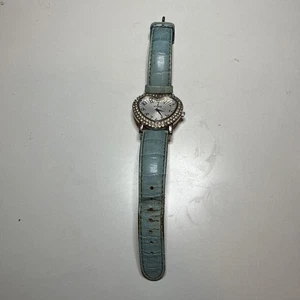 VISAGE All Stainless Steel Quartz Analog Damenuhr neue Batterie Herzform - Bild 1 von 3