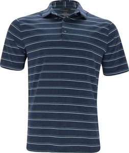 Greg Norman ML75 Stretch Jersey Escape Stripe Nocturne Shirt Men - Picture 1 of 10