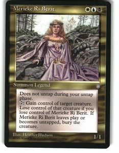 Magic the Gathering - Ice Age Merieke Ri Berit 1995 375 Rare - Picture 1 of 2