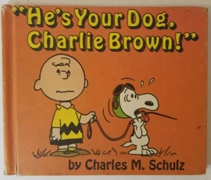 Vintage 1968 He's Your Dog...Charlie Brown! Book. FIRST EDITION  - Picture 1 of 12