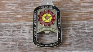 USMC 21st Marine Combat Logistics Group 242nd Birthday Ball Challenge Coin #A755 - Bild 1 von 8