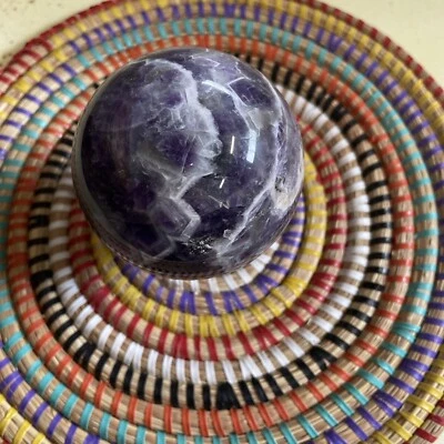 Large Amethyst Crystal Sphere 7.2 Cm 576 Grams crystals UK Sellers #2 - Image 1 of 4