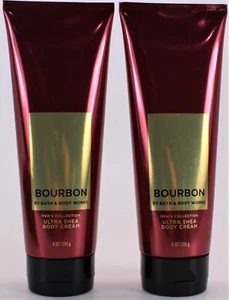 2PK Bath & Body Works BOURBON Body Hand Ultra Shea Aloe Body Cream 8Oz FREE SHIP - Picture 1 of 2