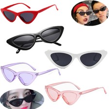 Unisex Womens Mens Retro Vintage Cat Eye Round Glasses Fashion Sunglasses AY