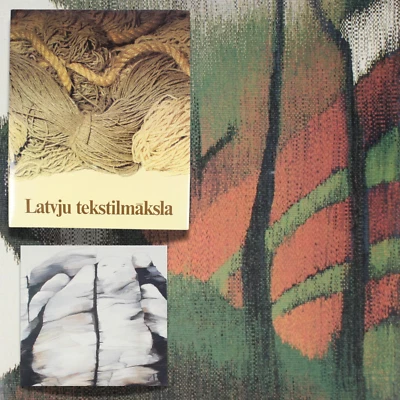 Modern Tapestry Textile Art Batik Embroidery LATVIA Screen Printing Mixed Media - Image 1 of 4