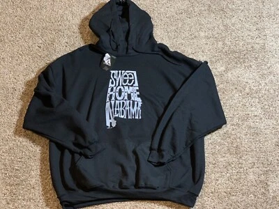 Suéter LA Pop Art Para Hombres XXL Negro Sweet Home Alabama Estampado Gráfico Sudadera con Capucha Foto 1 de 4