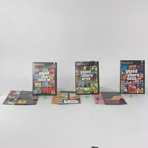 Grand Theft Auto The Trilogy PS2 PlayStation 2 Completo con Mapas y Folletos - Imagen 1 de 8