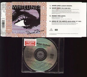 CD SINGLE NOT FOR SALE CAMPIONE GRATUITO DURAN WHITE LINES THANK YOU ZEPPELIN - Picture 1 of 1