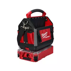 MILWAUKEE In. PACKOUT Tote with Compact Organizer Hand Tool Storage Bag - Picture 1 of 12