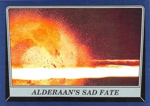 2016 Topps Star Wars Rogue One Mission Briefing BLUE #33 Alderaans Sad Fate