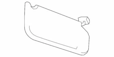 OEM NEW Ford 08-10 F-250/F-350/F-450/F-550 Super Duty Sun-Visor 8C3Z-2504104-AC - Imagem 1 de 2