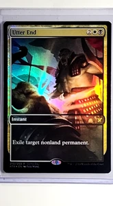 2014 MTG Magic The Gathering KTK Khans of Tarkir Gane Day Promo Foil Utter End - Picture 1 of 2