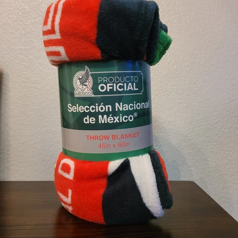Mexico Seleccion Nacional Mexicana de Futbol 2022 Fleece Throw 46"x 60" Cover