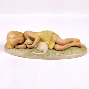 Frances Hook Cat Nap A Childs World Collection 1980 Figurine Vintage Ceramic - Picture 1 of 12