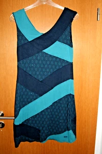 SKUNKFUNK tolles Kleid "Jenara" Gr. 3/M blau petrol Bambus + BW sgt Zstd - Bild 1 von 3