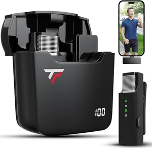 TikTalkPro Wireless Lavalier Microphone for iPhone - Single 2.4Ghz Mic, Audio - Picture 1 of 1
