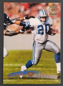 Barry Sanders 1996 Topps Stadium Club Football Card #120 (NM) - Picture 1 of 2